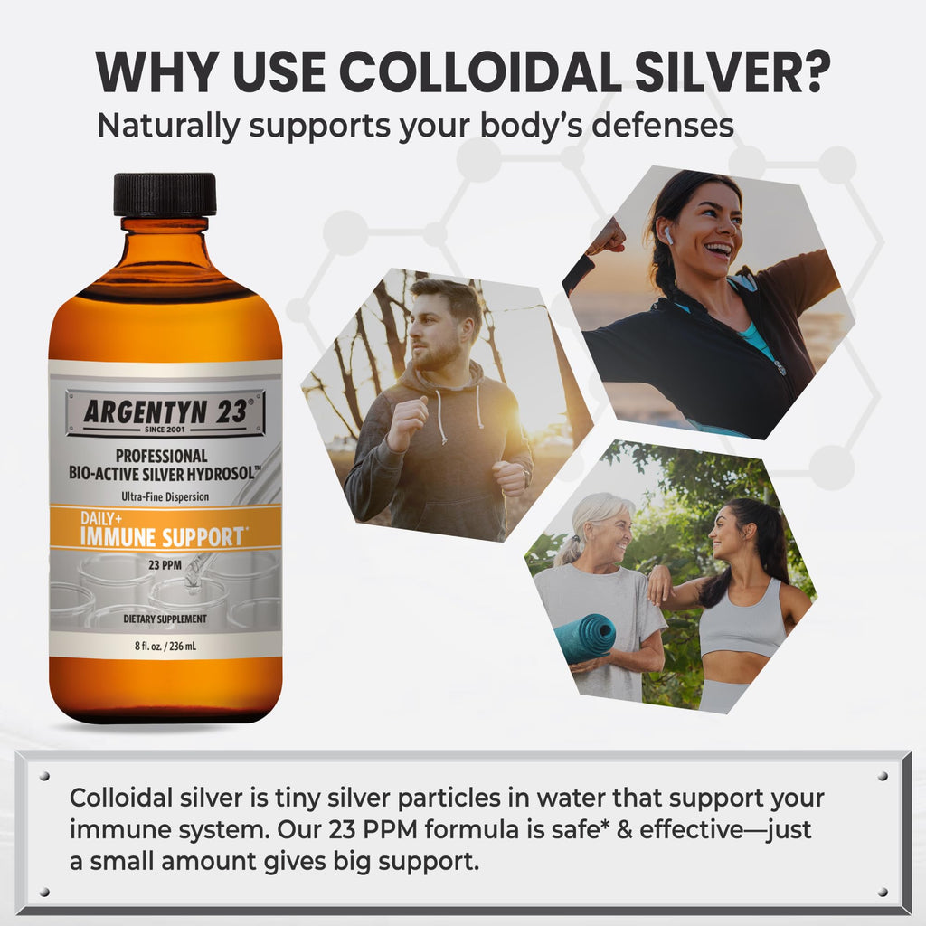 Argentyn 23 Professional Colloidal Silver Immune Support - 8 fl oz - image 4