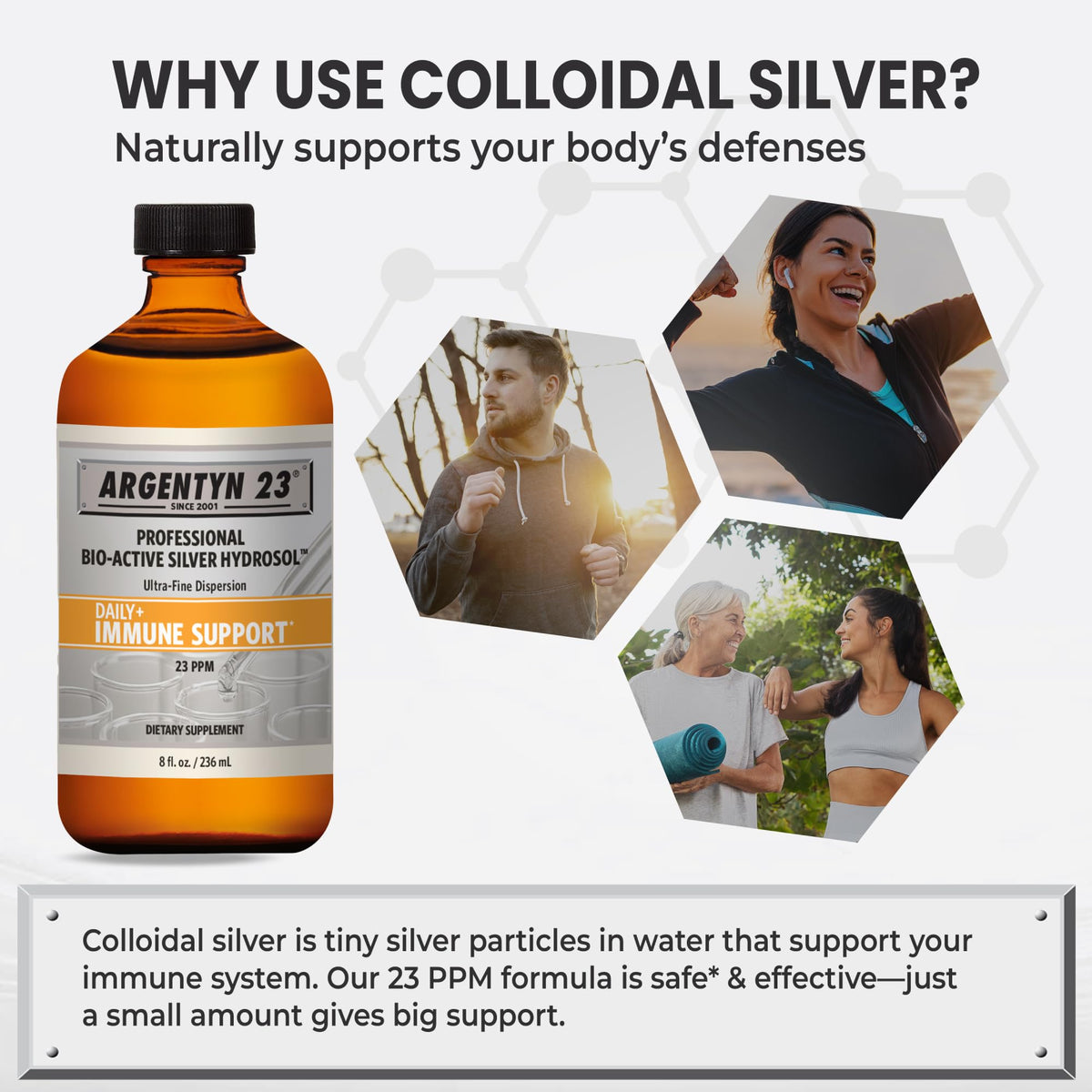 Argentyn 23 Professional Colloidal Silver Immune Support - 8 fl oz - image 4