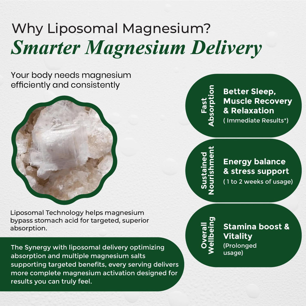 Himalayan Organics Vlado's Magnesium Supplement 2800mg - 60 Vegetarian Capsules - image 4