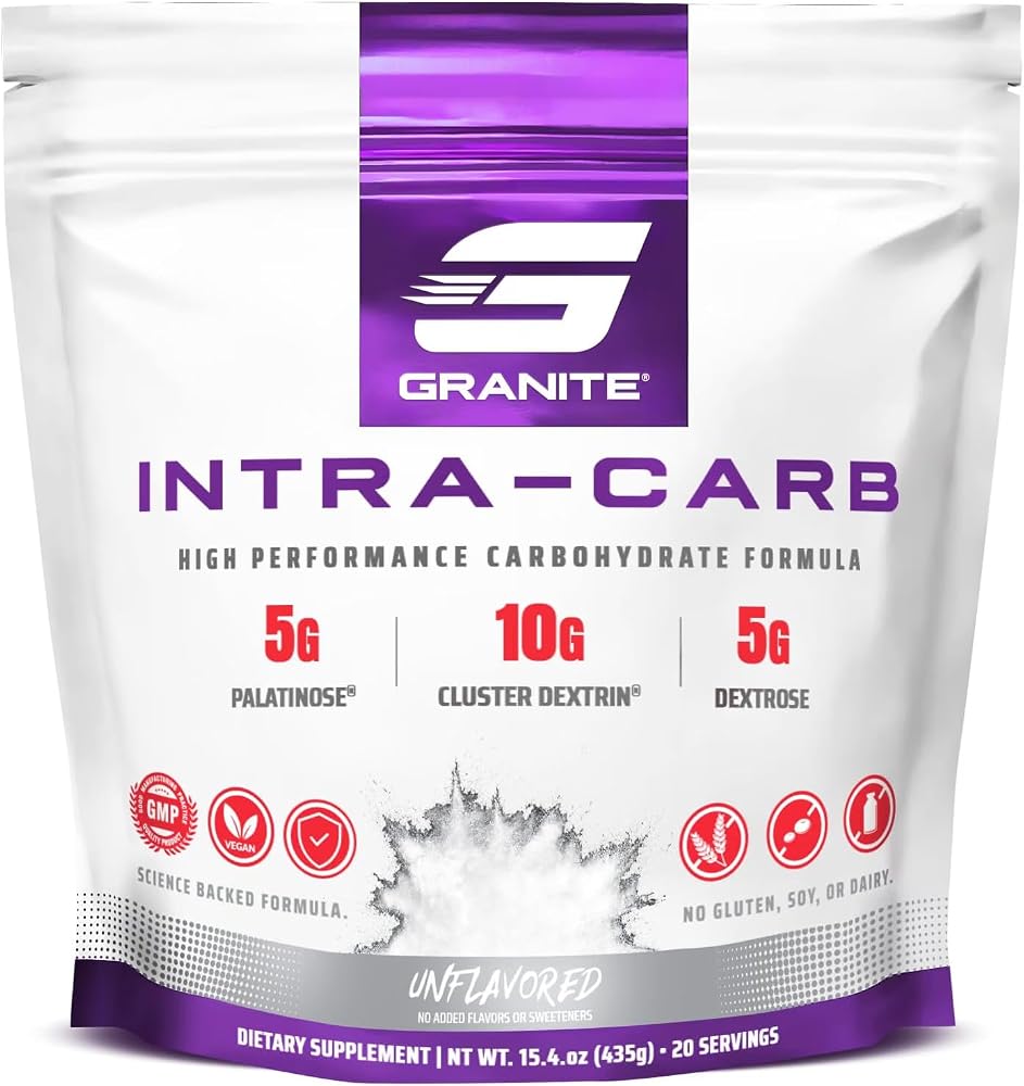 Granite Intra Carb Powder Unflavored Carbohydrate Blend - 20 Servings