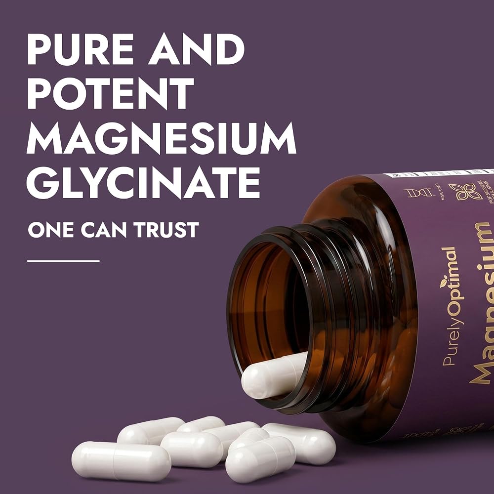 Purely Optimal Magnesium Supplements 500mg (Multiple Types) - 120