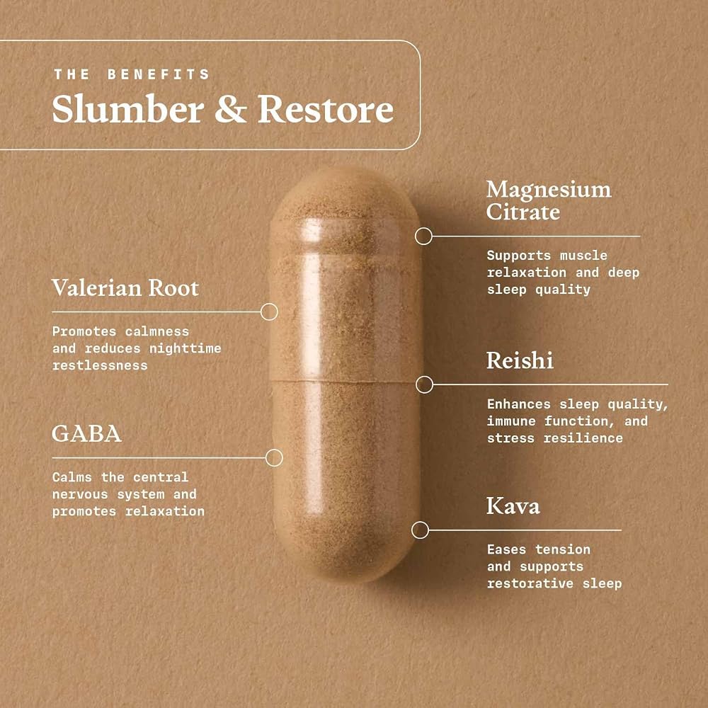Ultra Life Sport Slumber & Restore Nighttime Supplement - 40 Capsules - image 3