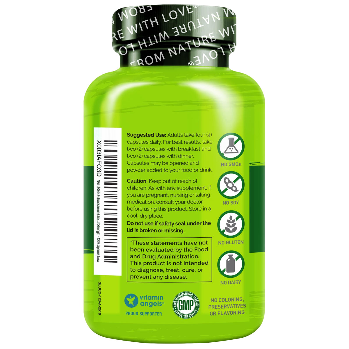 NATURELO Glucosamine Chondroitin MSM with Boswellia - 120 Capsules - image 7