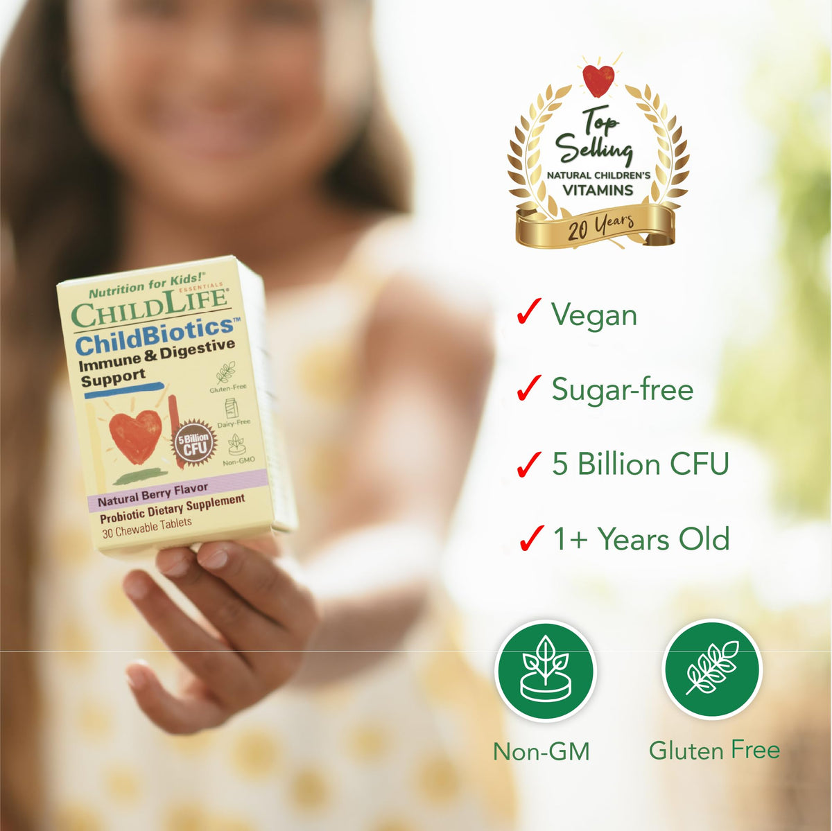 ChildLife Essentials Childbiotics Immune & Digestive Support - 30 Tablets - image 4