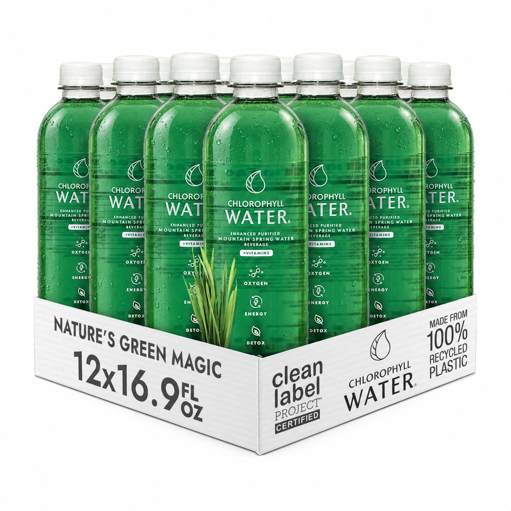 Chlorophyll Water Clean Label Certified Hydration Drink - 12 Pack