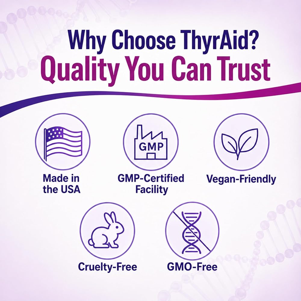 ThryAid ThyrAid Thyroid Support Supplement - 120 Capsules - image 7