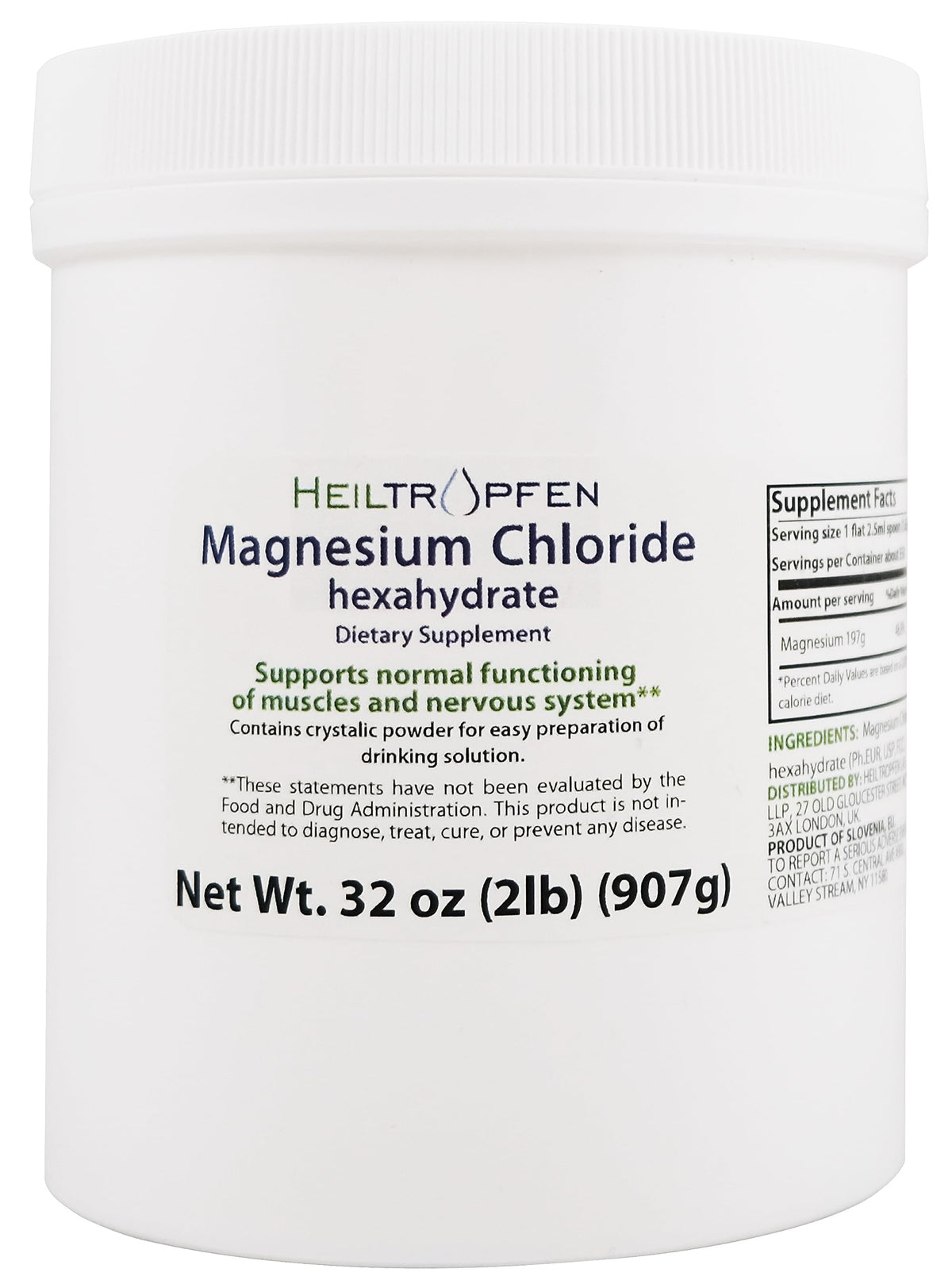 Heiltropfen Magnesium Chloride Hexahydrate Powder - 2 Pounds - image 2