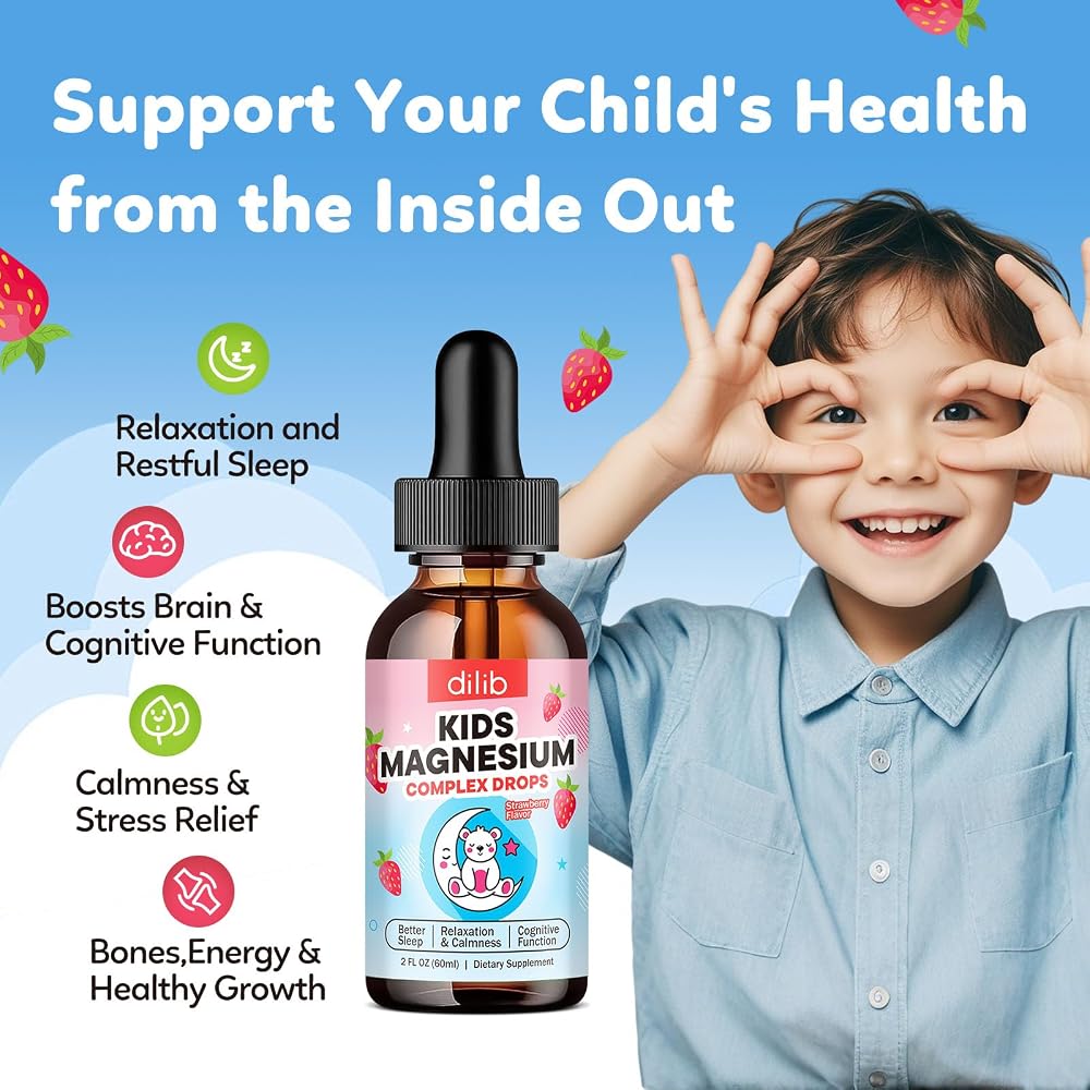 dilib Kids Magnesium Liquid Drops - Liquid Magnesium Glycinate
