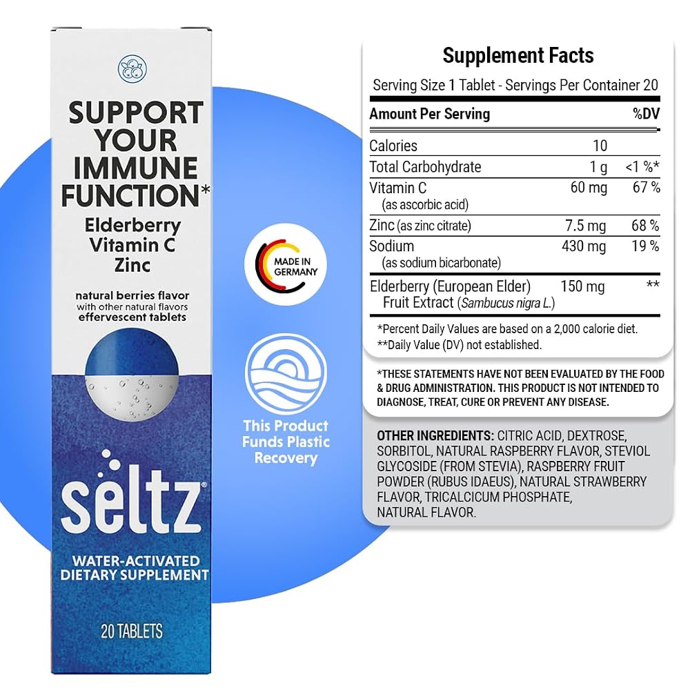 Seltz® Water-Activated Vitamins - Support Your Immune Function