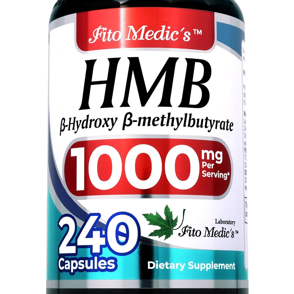 FITO MEDIC'S HMB 1000 mg Free Acid - 240 Capsules