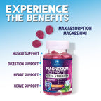 Nature's Peak Magnesium Citrate Gummies - High Absorption Magnesium
