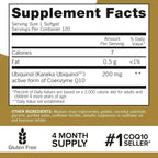 Qunol Ubiquinol 200mg Extra Strength Antioxidant - 120 Softgels - image 6