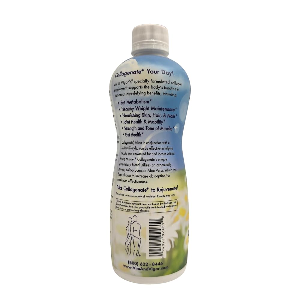 Collagenate Vim & Vigor Liquid Collagen Supplement - 1 Fl Oz - image 3