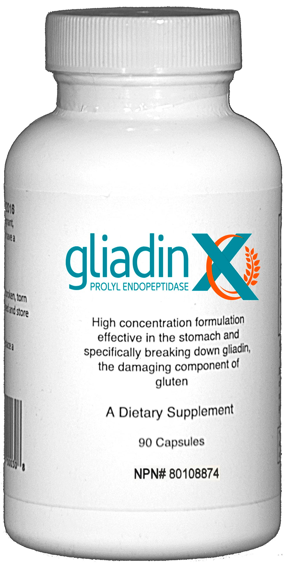 GliadinX Gluten Digestion Support Supplement - 30 Capsules
