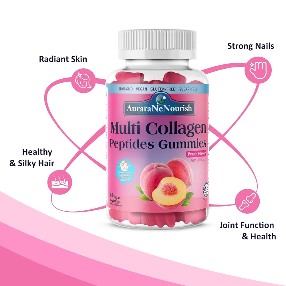 AuraraNeNourish Multi Collagen Peptides Gummies