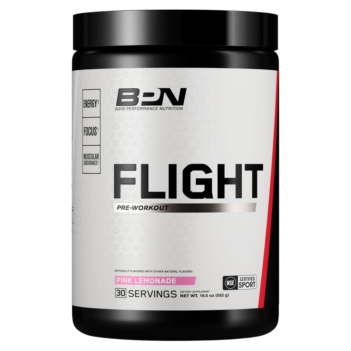 BARE PERFORMANCE NUTRITION Flight Pre-Workout Powder - 30 Servings