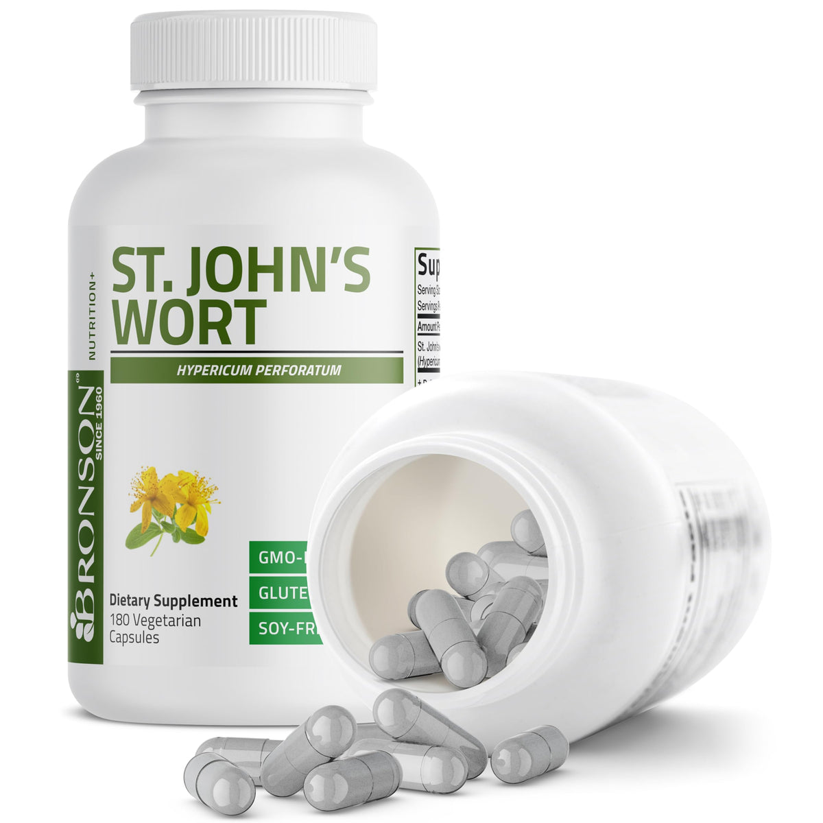 Bronson St. John's Wort 700 MG per Serving Hypericum Perforatum