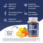 Havasu Nutrition Vegan Omega 3 6 9 Gummies with DHA - 60 Count - image 4