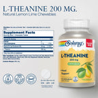 SOLARAY L-Theanine 200mg Mood Support Chewables - 75 Count - image 2