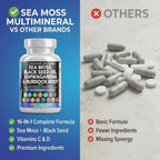 Clean Nutraceuticals Sea Moss Black Seed Oil Blend - 60 Capsules - image 7