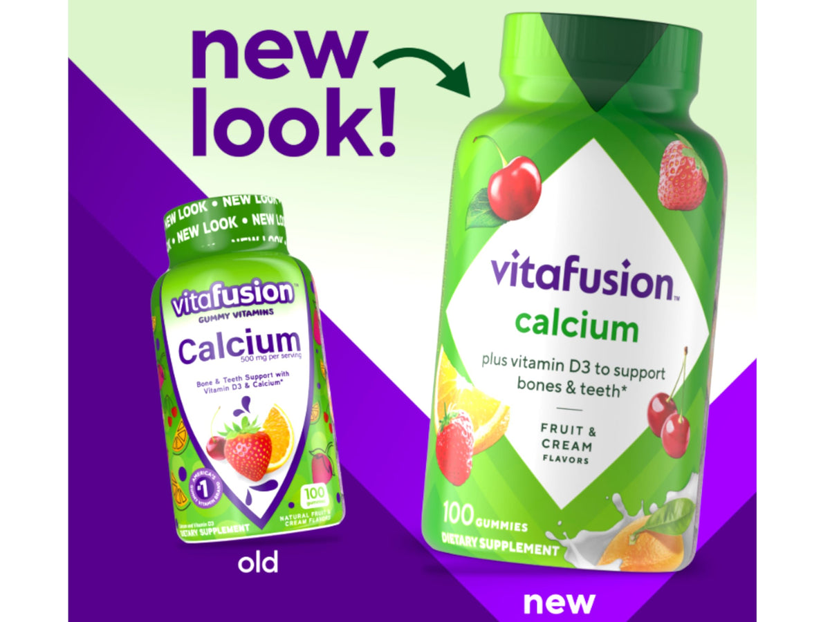 Vitafusion Calcium 500 mg Gummies - 500 Count (Pack of 5) - image 8