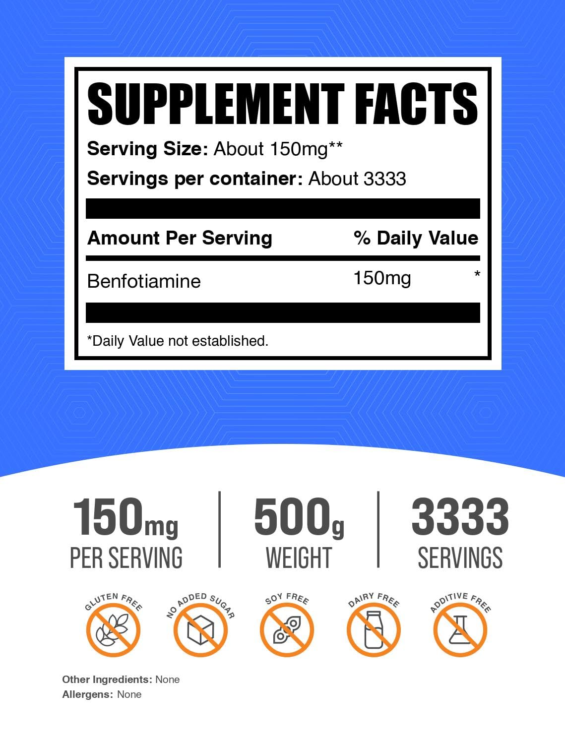 BulkSupplements.com Benfotiamine Powder
