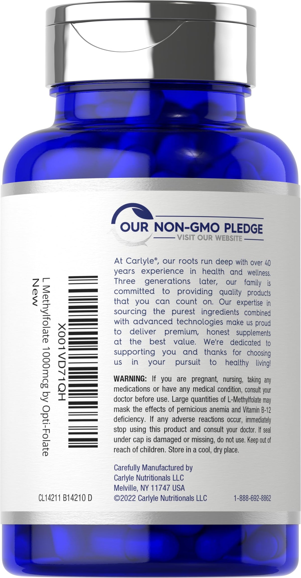 Carlyle L Methylfolate 1000mcg - image 3