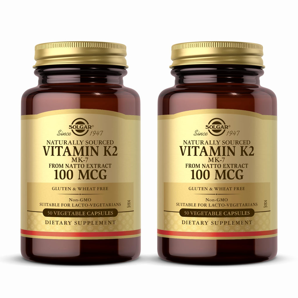Solgar Vitamin K2 MK-7 100 mcg Bone Health - 100 Capsules