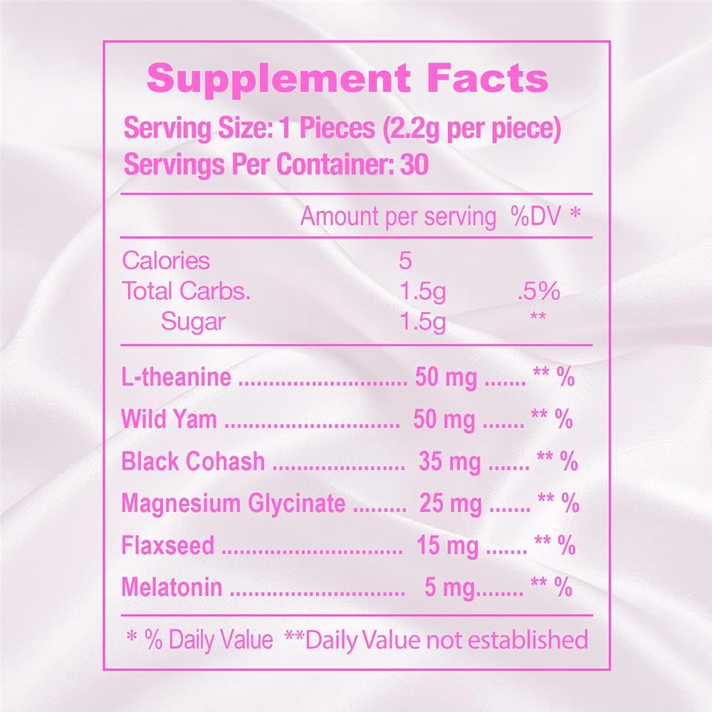 E-Z Nite Sleep Menopause Vegan Gummies - 30 Nights - image 5