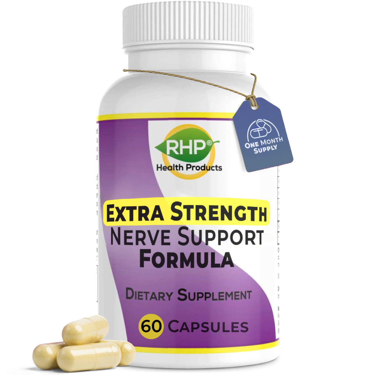 RHP Extra Strength Nerve Support Formula - 60 Capsules