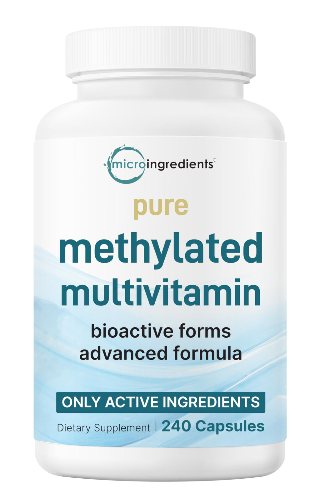 Micro Ingredients Pure Methylated Multivitamin - 240 Capsules