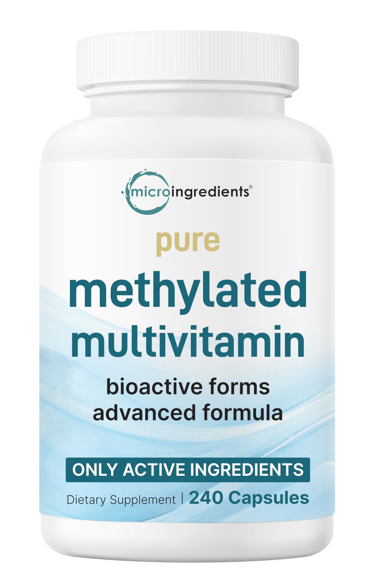 Micro Ingredients Pure Methylated Multivitamin - 240 Capsules