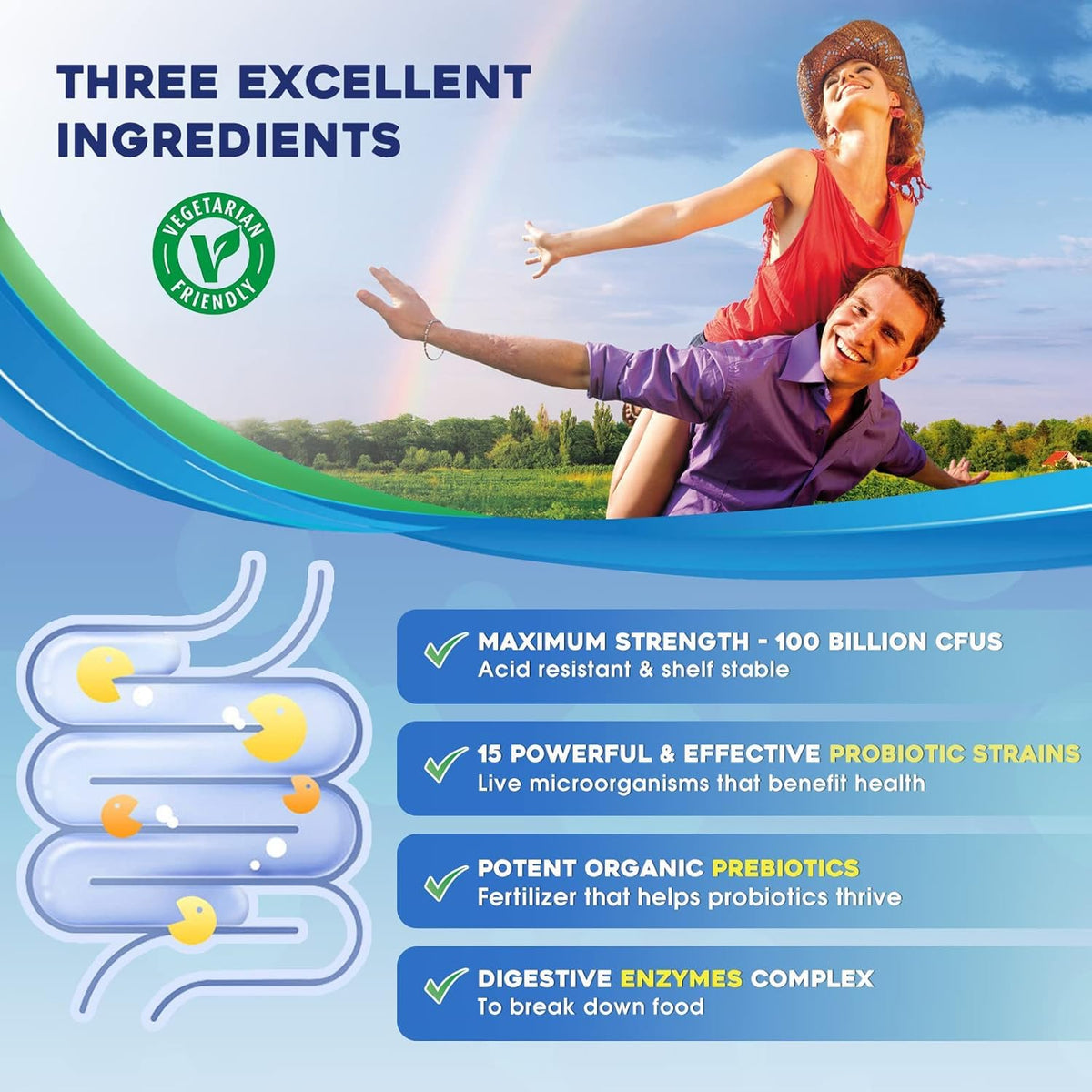 ZEBORA Probiotic Powder for Women & Men, 100 Billion CFU - 30 Packets - image 2