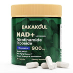 BAKAKOUL NAD Supplement with Resveratrol - 80 Capsules