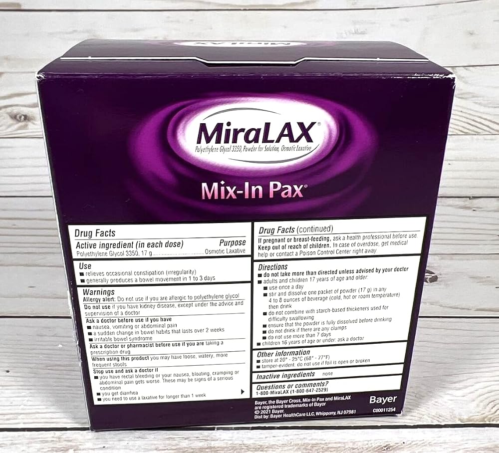 MiraLAX Single Dose Sachets - 10 Count (Pack of 2) - image 8