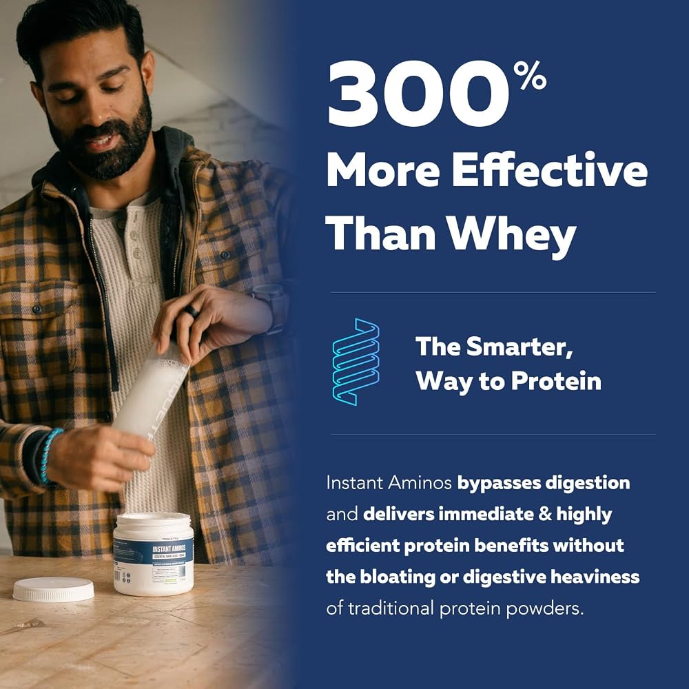 Triquetra Health Instant Aminos - EAA+BCAA - 10 Essential Amino Acids