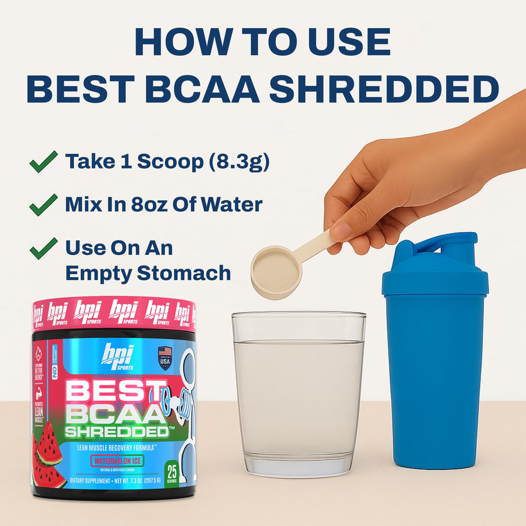 BPI Sports Best BCAA Shredded Caffeine-Free Thermogenic Recovery