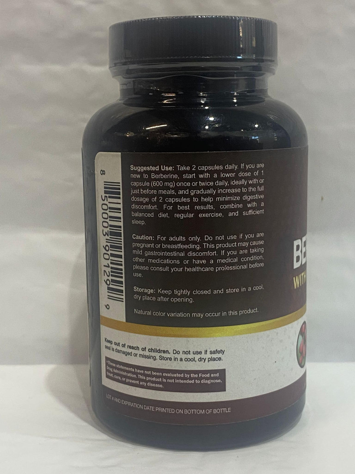 NutriFlair Berberine HCl 1200mg with Ceylon Cinnamon - 120 Capsules - image 11