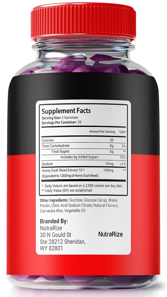 NutraRize Primal Testo Boost RX Gummies for Men - 60 Gummies - image 2