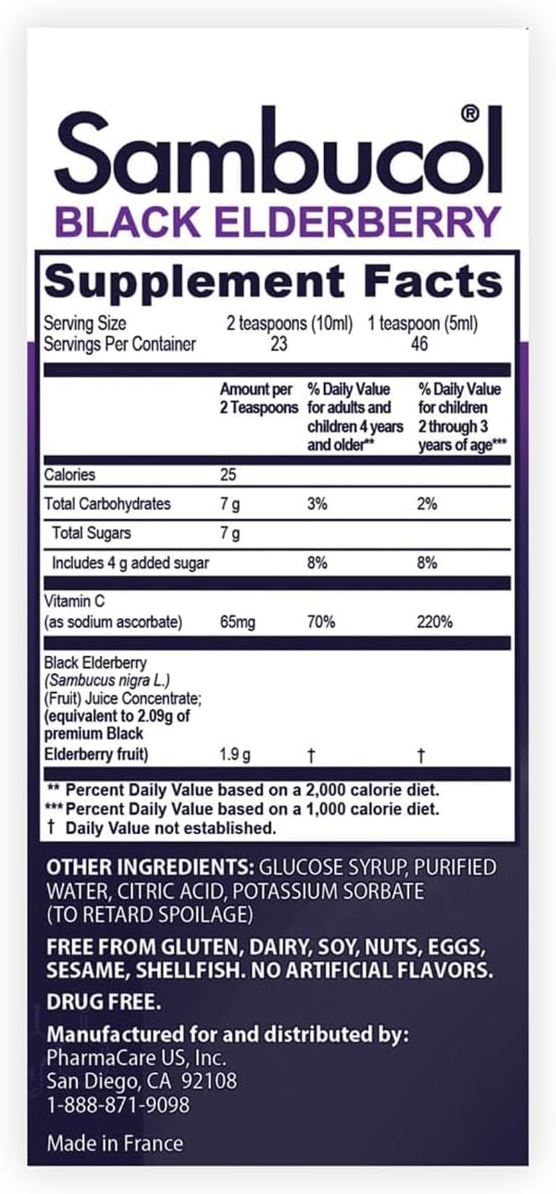 Sambucol Black Elderberry Syrup and Gummies Bundle - 2 Count - image 3