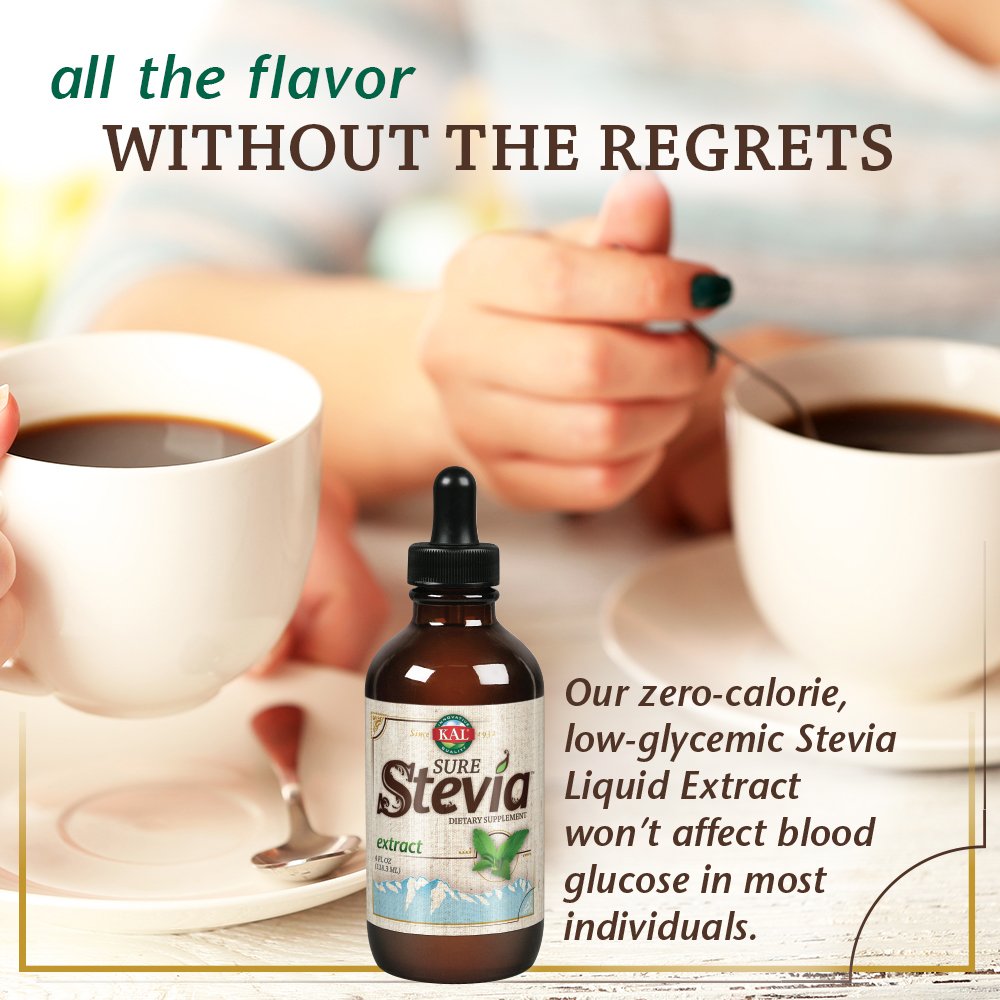 KAL Sure Stevia Liquid Extract - 12 Fl Oz (3 Pack) - image 3