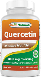 Best Naturals Quercetin 1000 mg Antioxidant - 120 Vegetarian Capsules