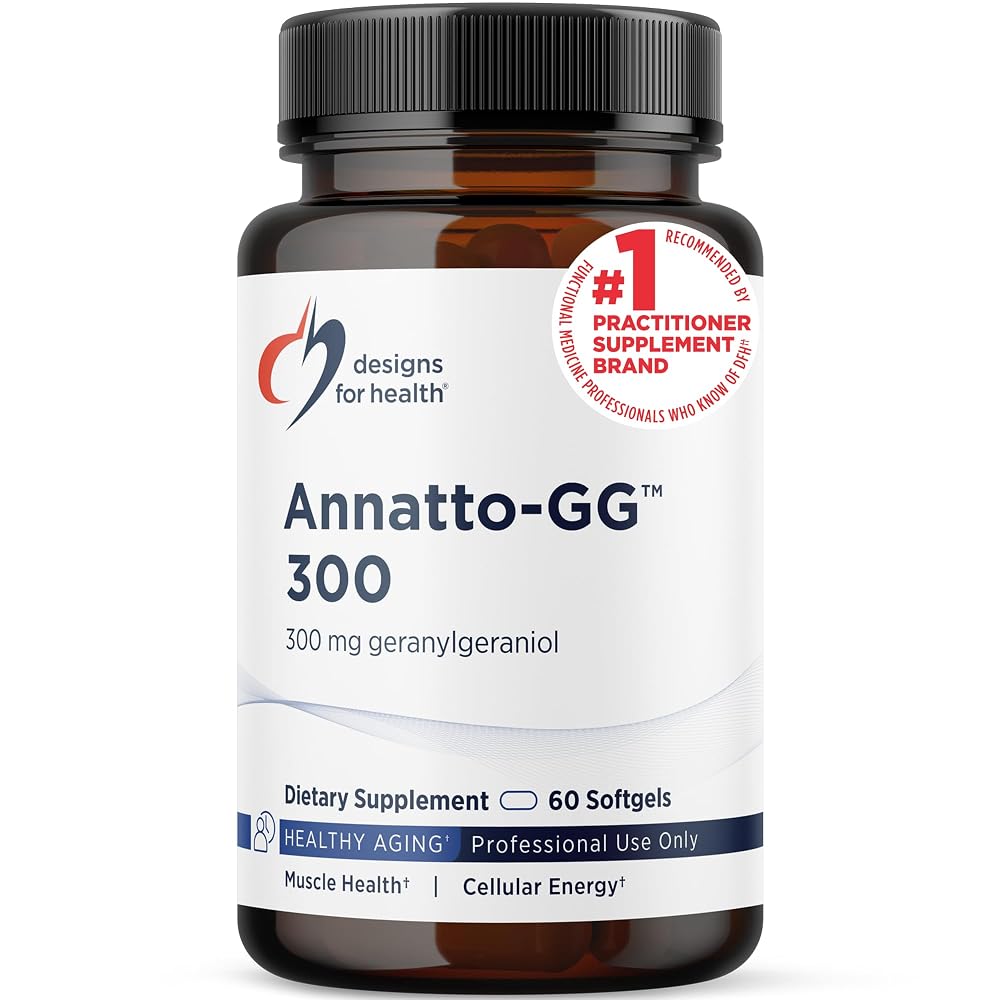 Designs for Health Annatto-GG 300 Geranylgeraniol Supplement - 60 Softgels