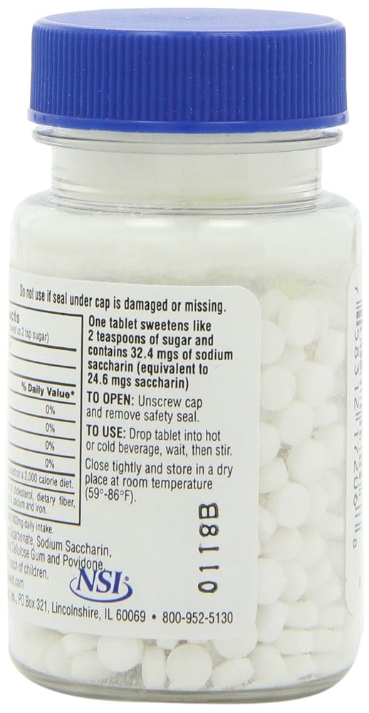 Necta Sweet Sugar Substitute Tablets 1/2 Grain - 500 Count (Pack of 12) - image 4