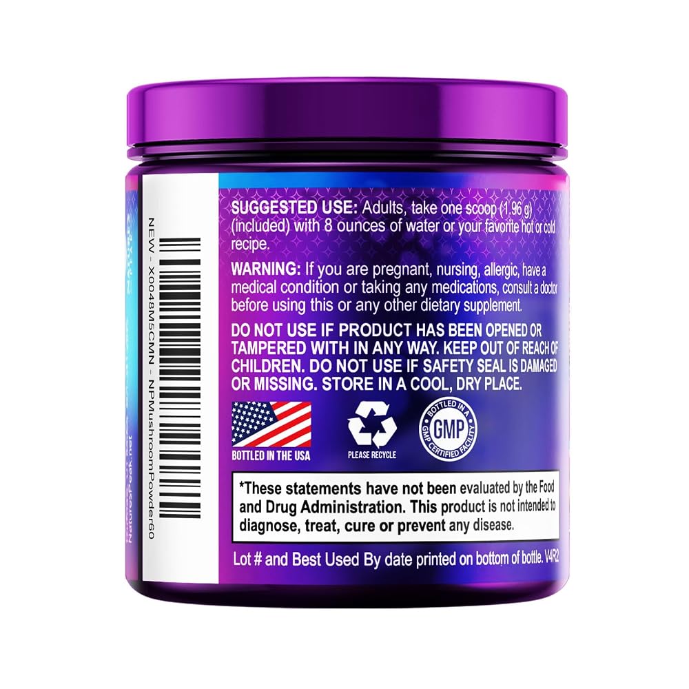 Nature's Peak Mushroom Powder Blend 11-in-1 Complex - 60 Servings - image 8