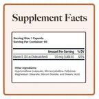 Utzy Naturals Vitamin D3 5000 IU - 60 Capsules - image 2