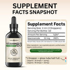 Think Above Liquid Vitamin B3 (as Niacinamide) Supplement - Non Flush