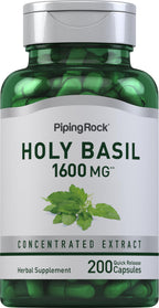 Piping Rock Holy Basil Supplement - 200 Capsules