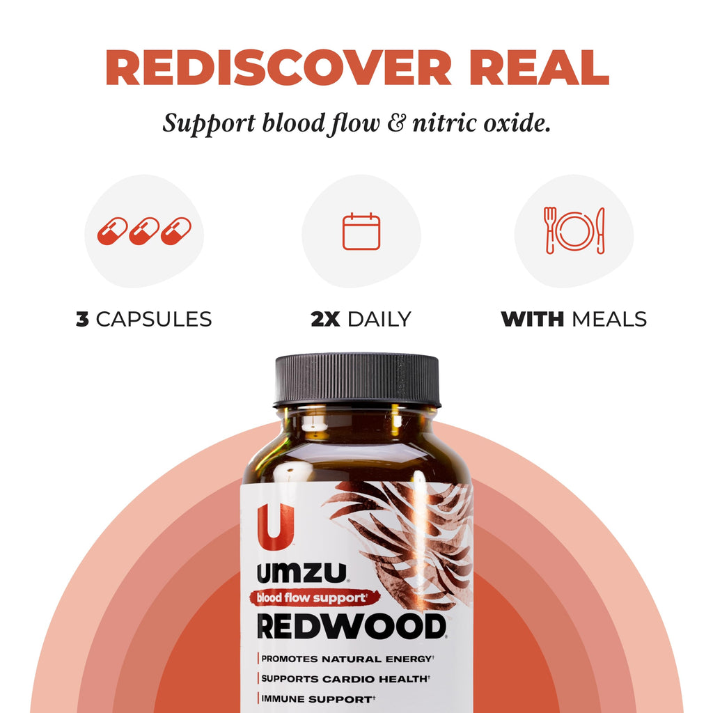 UMZU Redwood Nitric Oxide Booster - 30 Capsules - image 6