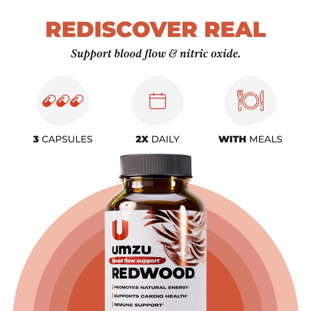 UMZU Redwood Nitric Oxide Booster - 30 Capsules - image 6